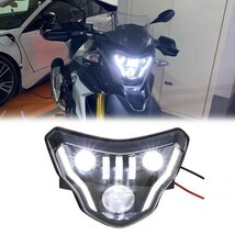 BMW G310GS G310R LED プロジェクター ヘッドライト G 310 GS R 310GS 2016 2017 2018 2019 ウィンカー シート マフラー パニアケース_画像2