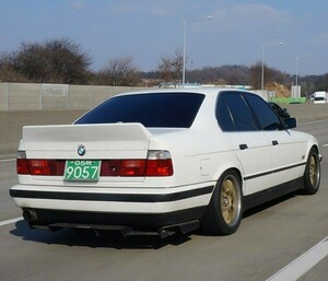 BMW E34 ダックテール スポイラー 518i 520i 525i 530i 535i 540i M5 ABS製 ウイング エアロ ホイール バンパー 車高調 マフラー