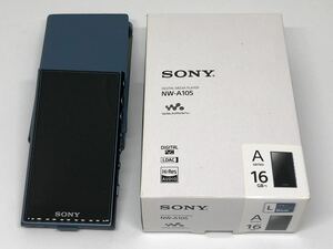 【動作良好】SONY ソニー ウォークマン NW-A105 microSD 128GB 手帳ケース付