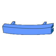 レガシィ DBA-BR9 フロントバンパーホースメント D4S 71342_画像3