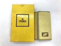 訳あり 未使用保管品★FENDI フェンディ★6連キーケース イエロー系_画像1