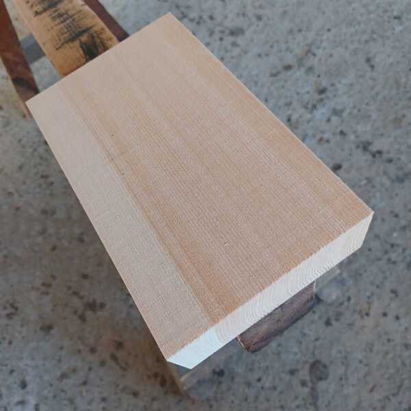 角材-589【20.5×12.3×4.9cm】 国産ひのき 角材 彫刻用木材 一枚板 桧 檜 無垢材 DIY