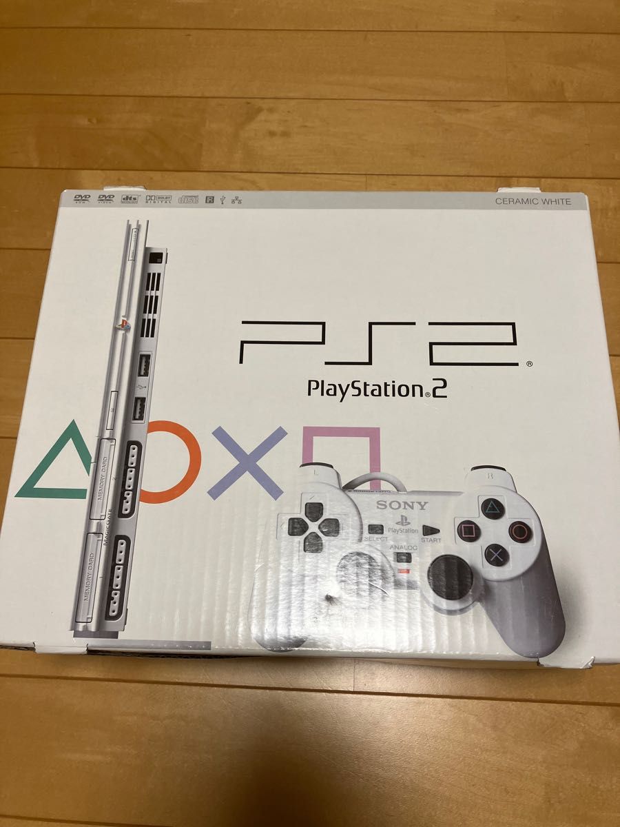 箱説 PS2 プレステ2 SCPH-77000 ピンク 本体 コントローラー2個