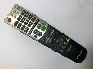 シャープ SHARP アクオス テレビ リモコン / GB047WJSA /(GA765WJSA GA812WJSA 代替可)/LC-37ES50 LC-42ES50 LC-46ES50 LC-52ES50他 現状品