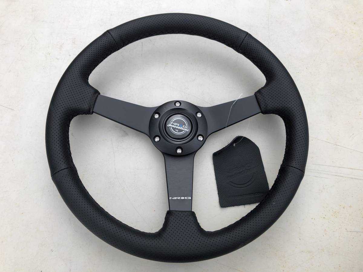 シックスピード ステアリング ブラックステッチ USDM JDM ハンドル 黒