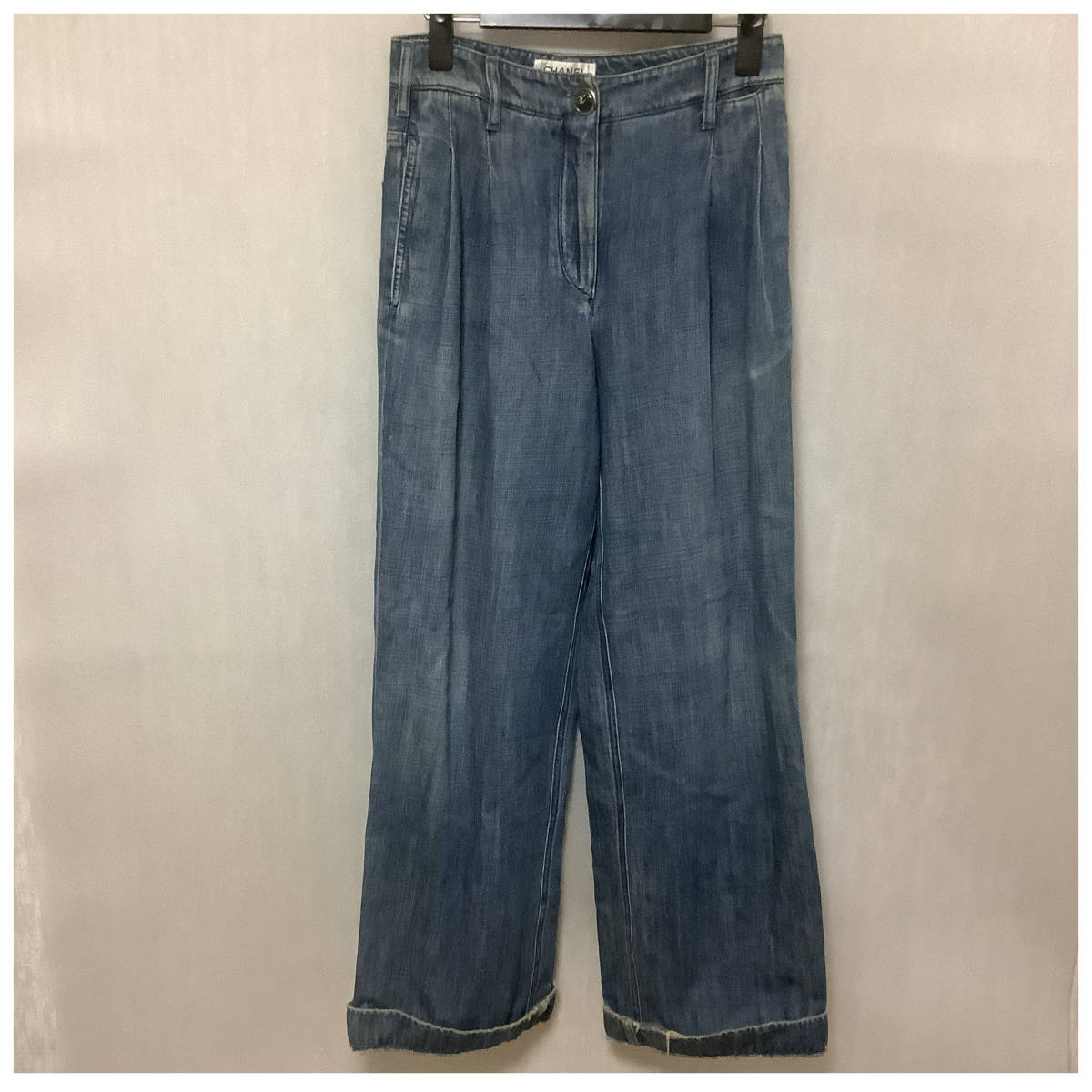 シャネル/レザーデニムパンツ www.pothashang.in