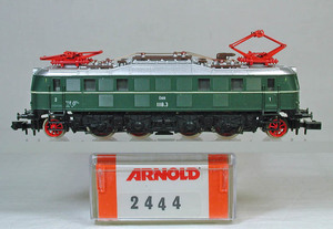 ARNOLD #2444 ＯｅＢＢ(オーストリィー国鉄） １１１８型電気機関車／Ex.DB BR118 （グリーン）　● 特価 ●