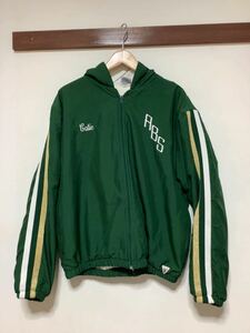 し1053 USA製 VARSITY ジャケット フーディ L グリーン チアリーダー ABS