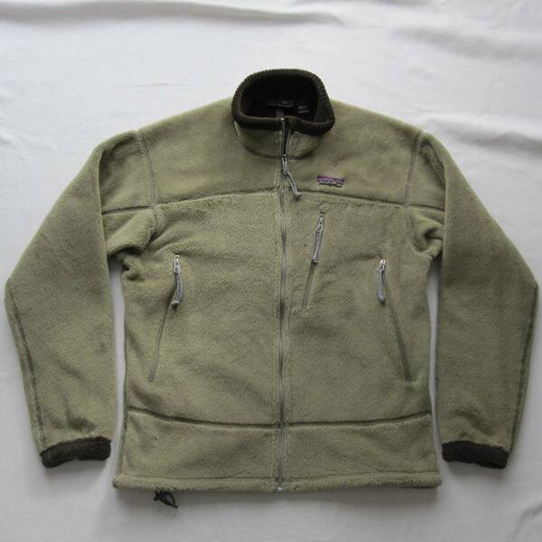 ☆'01 パタゴニア R4 ジャケット (M) 2001年 フィールドグリーン USA製 刺繍タグ ビンテージ ／ r2 レトロ　
