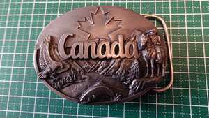 ●極美！カナダベルトバックルSISKIYOUインディアン1990年米国製