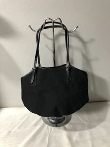 未使用美品 ダナキャラン DKNY トートバッグハンドバック鞄黒レディース