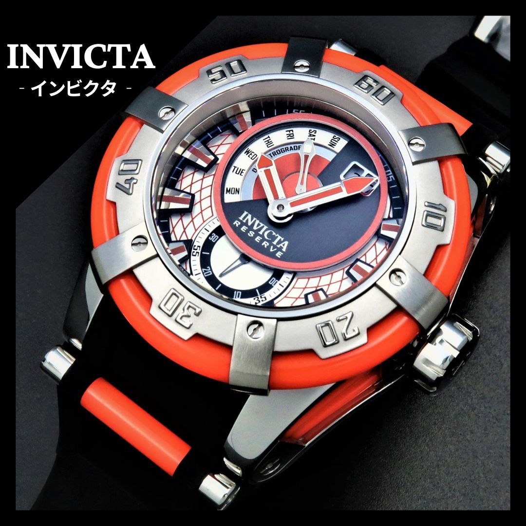 最上位モデル スポーティーな黒赤 INVICTA Venom 38717 インビクタ