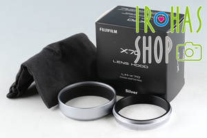 Fujifilm X70 Lens Hood + Adapter Ring With Box #43412L6