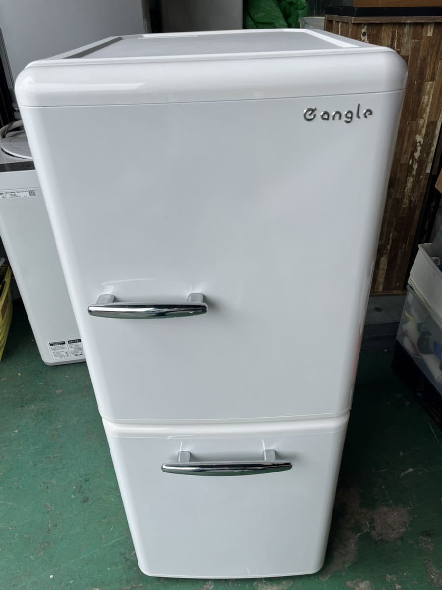 2019年式 149L eangle レトロ風 冷蔵庫 ANGRE151A1 kenza.re