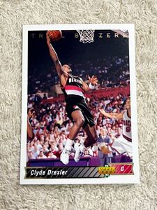 クライドドレクスラー Clyde Drexler 1992 Upper Deck #132 Portland Trailblazers