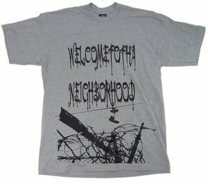 N-HOOD CLOTHING WIRE PRINT 半袖 Tシャツ （グレー） (XXXL) [並行輸入品]