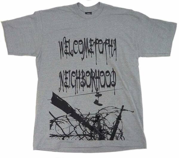 N-HOOD CLOTHING WIRE PRINT 半袖 Tシャツ （グレー） (XXL) [並行輸入品]