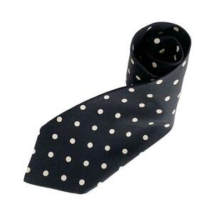 GIORGIO ARMANIjoru geo Armani necktie black dot silk 
