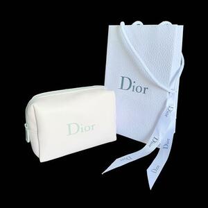 Dior　ディオール　ミニポーチ　薄ピンク　PVC　ノベルティ