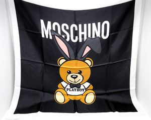 MOSCHINO Moschino silk bear Play Boy collaboration scarf apparel 