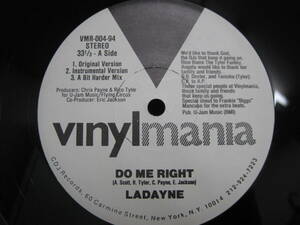 L#3392◆12inch◆ LADAYNE Do Me Right Garage House Vinylmania VMR-004-94