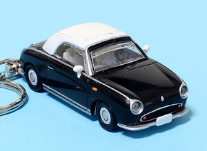 ★☆NISSAN Figaro☆ニッサン フィガロ☆FK10☆ブラック☆ミニカー☆キーホルダー・アクセサリー☆★