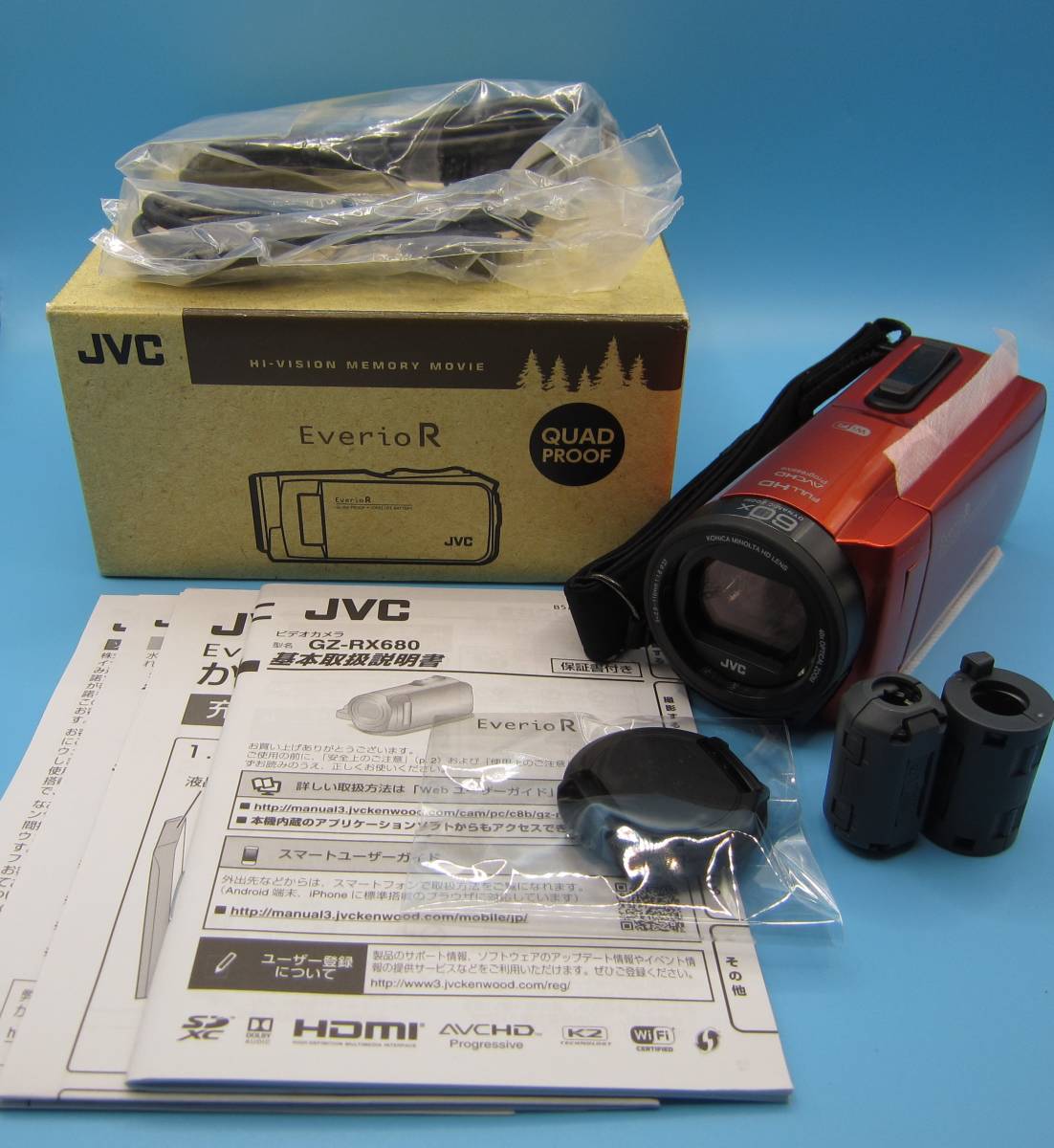 大切な人へのギフト探し JVC ビデオカメラ Everio R 防水5m 防塵仕様