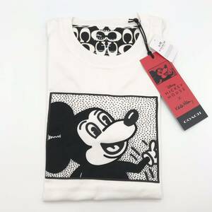 COACH Tシャツ ★大人気★ ディズニー ミッキー マウス X キースヘリング Mサイズ 新品