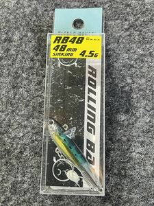 タックルハウス　ローリングベイト リップレス　RB48　SL8 HHフラッシュイワシ　新品2