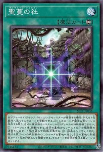 遊戯王カード 聖蔓の社 ノーマル SELECTION 10 SLT1 セレクション10 サンヴァイン・シュライン 永続魔法 ノーマル