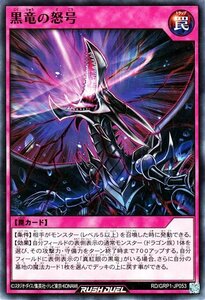 遊戯王 ラッシュデュエル 黒竜の怒号 ノーマル ゴールドラッシュパック RDGRP1 通常罠 ノーマル