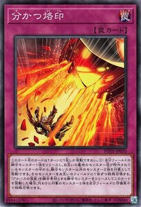 遊戯王カード 分かつ烙印 ノーマル POWER OF THE ELEMENTS POTE パワー・オブ・ジ・エレメンツ 通常罠 ノーマル