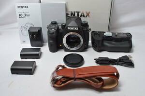 【全世界1000台限定品】 PENTAX K-3 Mark III Black Premium Kit ブラック #4670