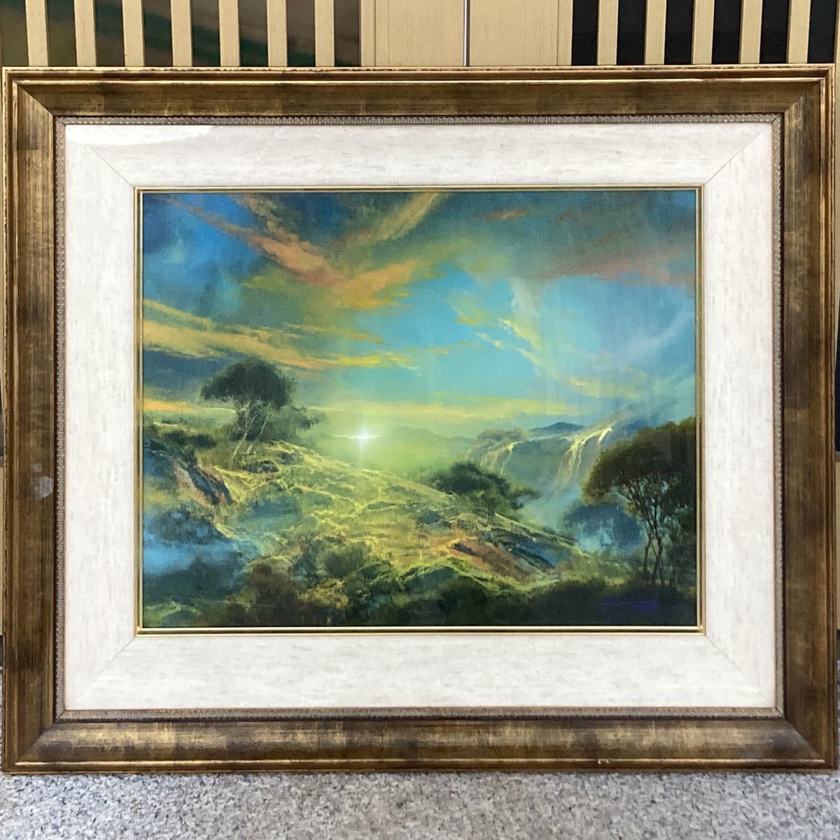 Véritable lampe Dale Terbush dans un rêve n° 10, sceau certifié, encadré (72cm x 62, 5cm), œuvre originale, beau paysage, peinture à l'huile, Peinture, Peinture à l'huile, Nature, Peinture de paysage