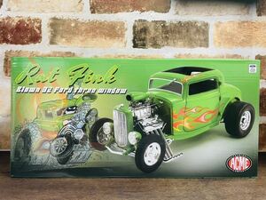 【新品】 ACME 1/18 Rat Fink Blown 1932 Ford Hot Rod デカール付　ラットフィンク　ミニカー　ダイキャストカー フォード　ムーンアイズ 