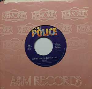 ☆THE POLICE/DON'T STAND SO CLOSE TO ME'1980USA A&M7INCH