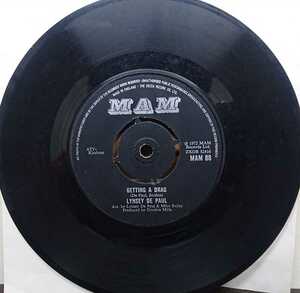 ☆LYNSEY DE PAUL/GETTING A DRAG'1972UK MAM 7INCH