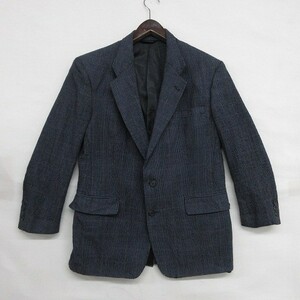 Burberrys テーラード JKT サイズ 39R 古着 バーバリー ジャケット スーツ ブレザー チェック ネイビー 小さいサイズ MA2742