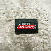 サイズ W36 L34 ケニア製 ディッキーズ Dickies コットン ワーク ペインター パンツ ベージュ 古着 2N0392_画像9