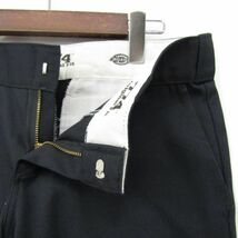 サイズ W32 程度 ニカラグア製 ディッキーズ Dickies ワーク チノ パンツ チノパン ブラック 古着 2N0292_画像6