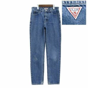 サイズ W30 程度 メキシコ製 ゲス ジーンズ GUESS JEANS テーパード デニム パンツ ジーンズ 古着 2N1698