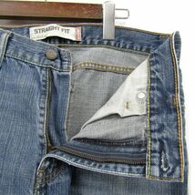 サイズ W32 L34 コロンビア製 リーバイス Levi's 505 ストレート デニム パンツ ジーンズ 古着 2N1690_画像4