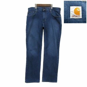 サイズ W36 L30 メキシコ製 カーハート Carhartt ストレート デニム パンツ ジーンズ 古着 2N2492