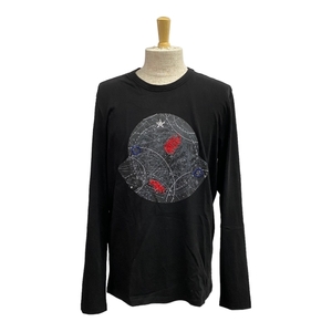 MONCLER モンクレール MAGLIA T-SHIRT M/LUNGA トップス 長袖 ロンT 星座 コットン ブラック