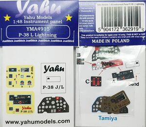 ヤフーモデル YMA4915 1/48 P-38 L ライトニング(タミヤ用)