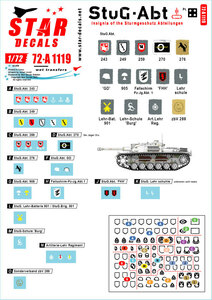  Star decal 72-A1119 1/72.... squad #4