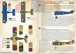 プリントスケール 72-226 1/72 バルーン バスティング エース WWI フランス Part 3