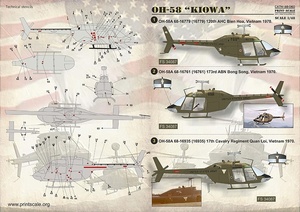 プリントスケール 48-060 1/48 カイオワ ヘリコプター Part 1