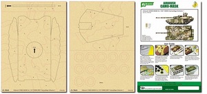 J's Work PPA5190 エアブラシ用迷彩マスキング 1/35 T-90MS カモフラージュ スキーム 1