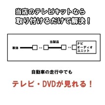 uT1 NHZN-W58（N117） 用 ダイハツ 走行中 に テレビ が見れる TV テレビ キット カプラーオン ハーネス キャンセラー 解除_画像6